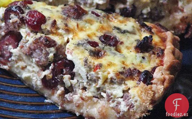 Quiche de Salchichas de Arándano