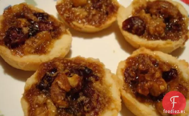Tassies Navideños de Arándanos y Nueces (Mini)