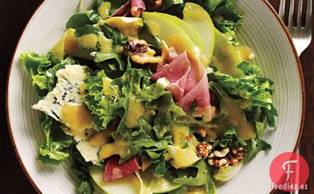 Ensalada de otoño con Manzanas, Nueces y Stilton