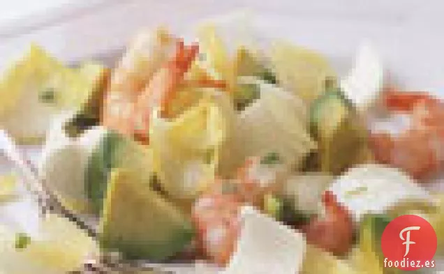 Ensalada de Aguacate, Camarones y Escarola