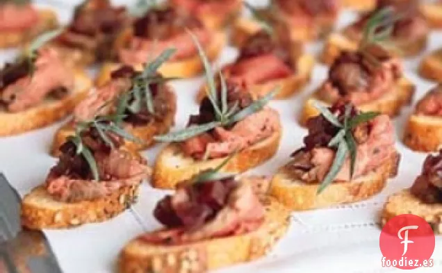 Crostini de Lomo de Cerdo con Especias