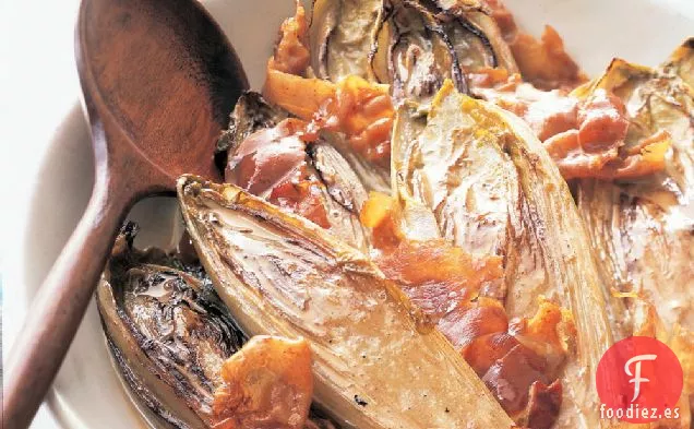Escarola estofada con Jamón