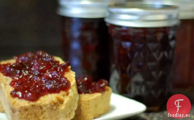 Mermelada de Cabernet de Arándanos con Especias