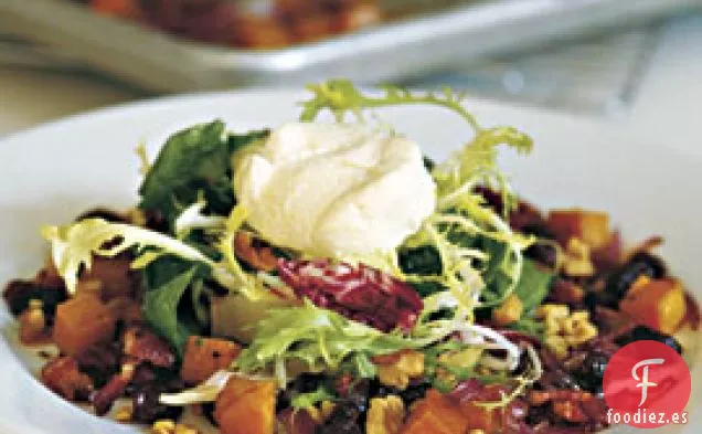 Ensalada De Calabaza Asada Con Vinagreta De Arce De Jerez
