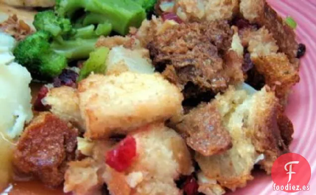 Relleno de Pollo Asado Con Arándanos y Tomillo