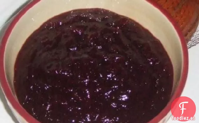 Salsa de Arándanos Casera