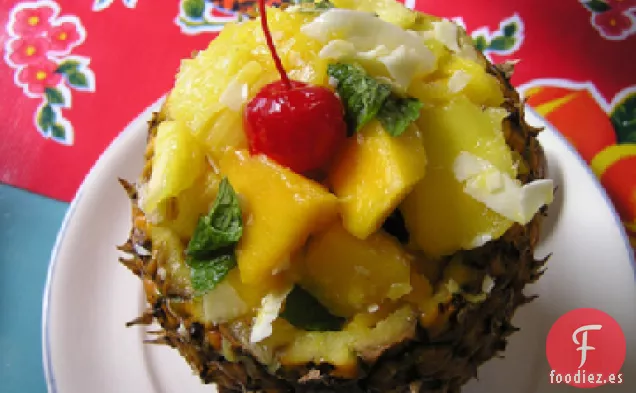 Ensalada de Piña y Arándanos de la Tía Phil