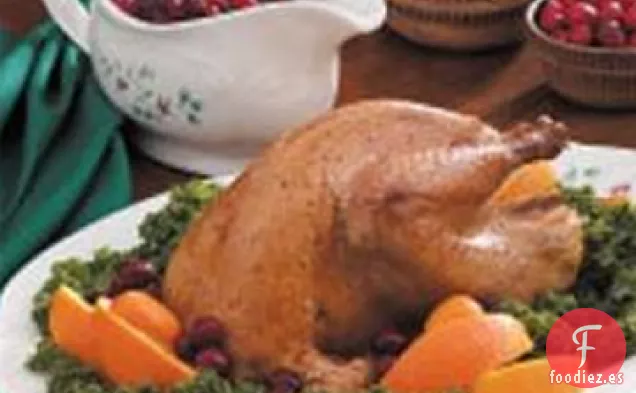 Faisán con Salsa de Arándanos