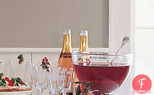 Ponche de Arándano, Mandarina y Granada