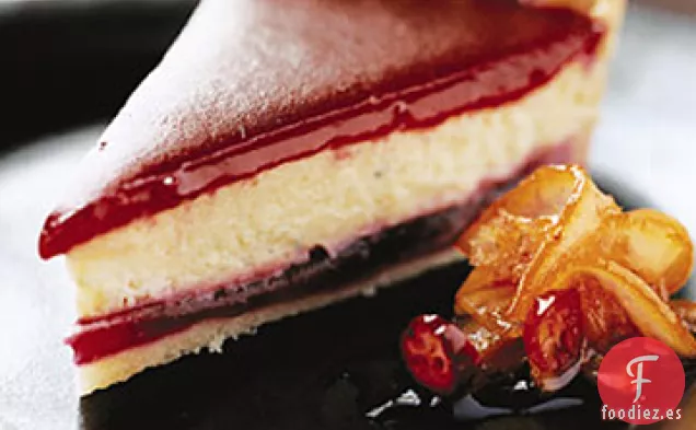 Tarta de Ponche de Huevo de Arándano