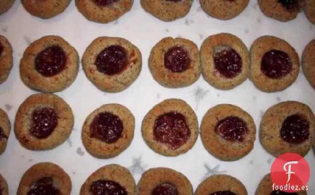 Besos de Grosella con Semillas de Amapola