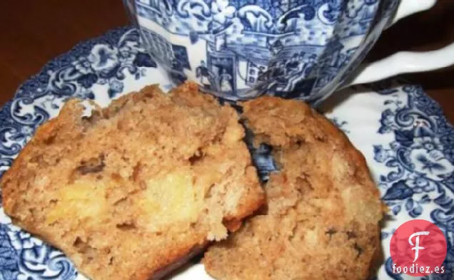 Magdalenas de Desayuno de Piña con Fecha