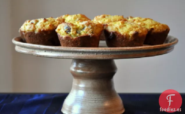 Magdalenas de Miel de Naranja con Dátiles