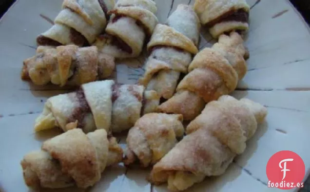 Rugelach (Galletas Rellenas de Queso Crema)