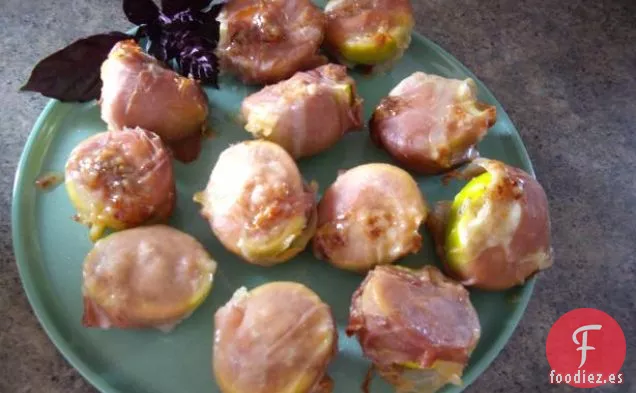 Lomo de Cerdo Asado Con Relleno de Higos y Jamón