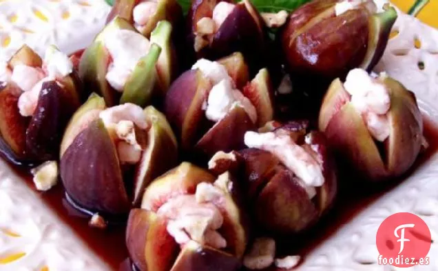 Higos Con Queso de Cabra y Jarabe de Oporto