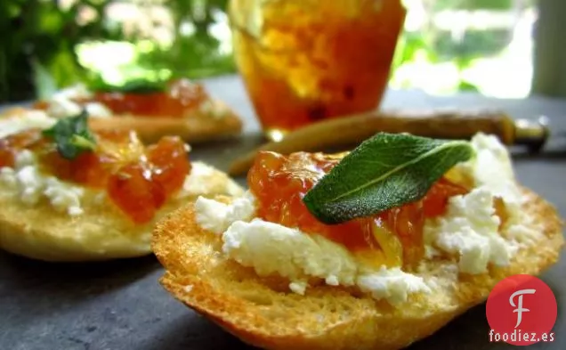 Higos a la Parrilla Cubiertos con Queso Feta