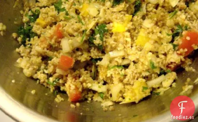 Ensalada de Trigo Bulgur Fresco y de higos (Bulgor)