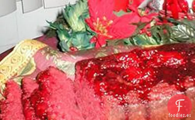 Pan de Fresa de Navidad