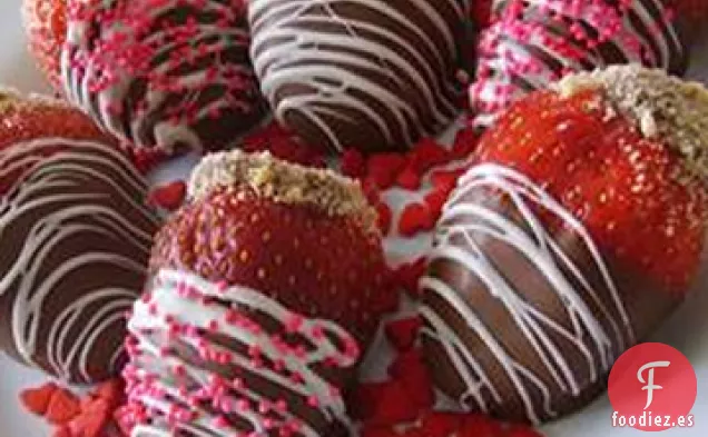 Bocados de Tarta de Queso de Fresa