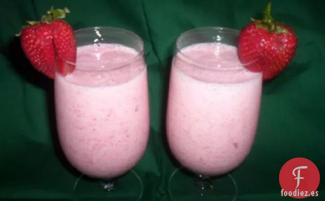 Batido de Seda de Fresa.