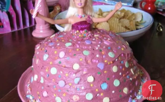 Pastel de Cumpleaños de Barbie