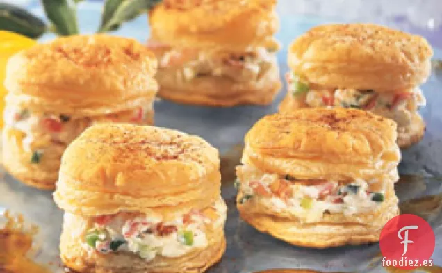 Canapés de Carne de Cangrejo-Aperitivos