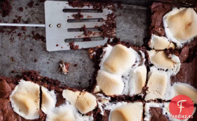 Receta de Brownies de S'mores