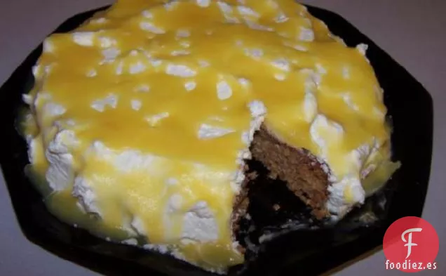Pastel de Caramelo de Crema Batida de Nuez con Galleta Graham