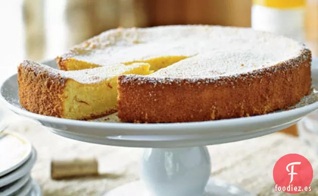 Pastel de Almendras y Azafrán