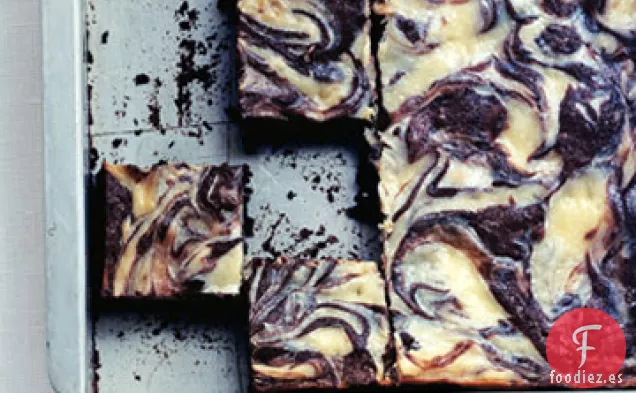 Brownies con Pastel de Queso y Mármol
