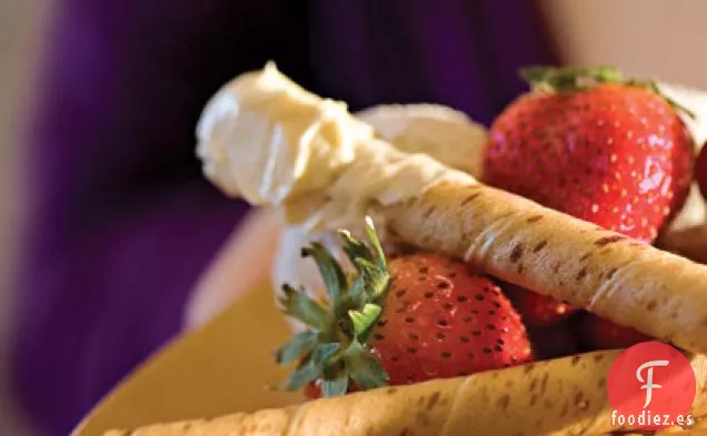 Salsa de Tarta de Queso con Brandy y Vainilla