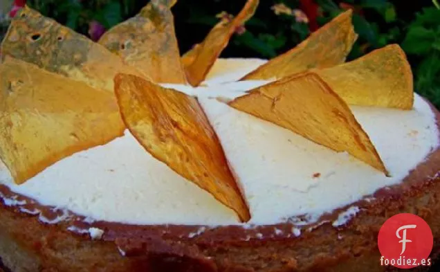 Pastel de Queso de Caramelo Rico