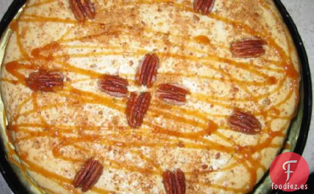 Tarta de Queso con Caramelo de Nuez y Mantequilla