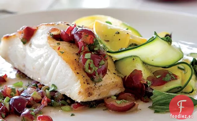 Bacalao Negro a la Sartén con Salsa de Uva