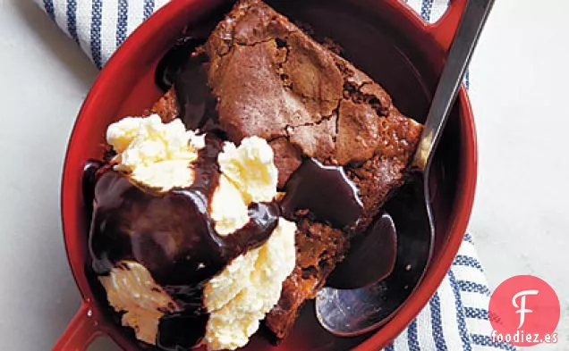Helados de Brownie de Tortuga de Chocolate