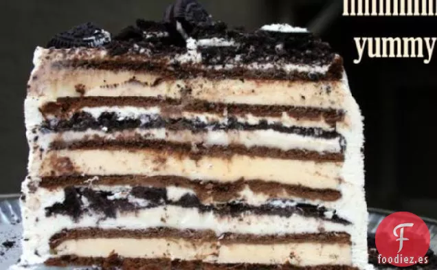 Pastel de Sándwich de Helado de 3 Ingredientes