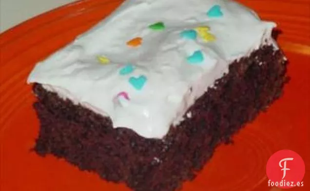 Pastel de Suero de Leche de Chocolate (Sin Grasa o Bajo en Grasa)