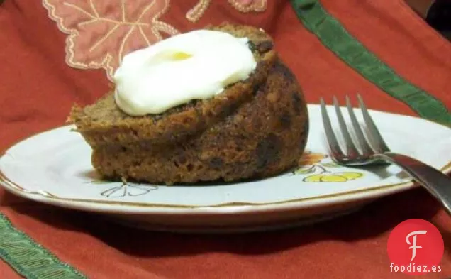 Pastel de Especias De Carne Picada Con Relleno Cremoso de Ponche de Huevo