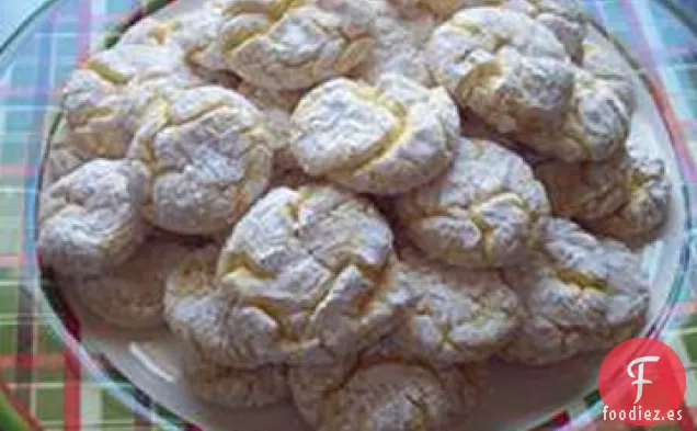 Galletas de Copo de Nieve de Limón