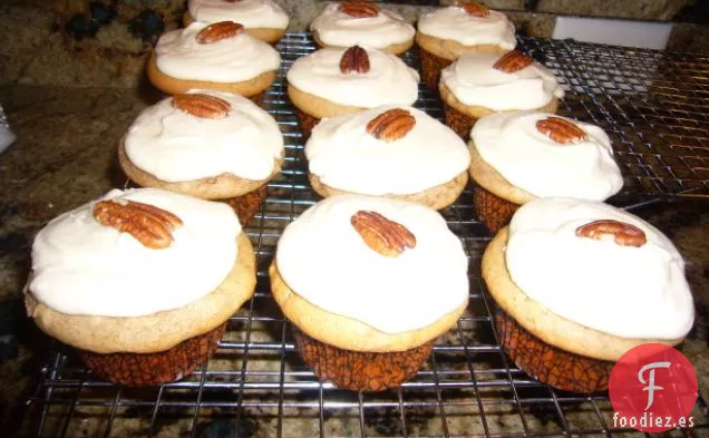 Cupcakes de Especias de Arce de Vermont
