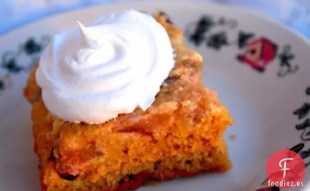 Pastel de Crema de Ruibarbo
