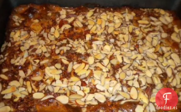 Brownies de Chocolate con Almendras y Chocolate