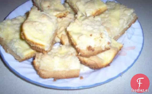 Cuadrados de Queso con Limón