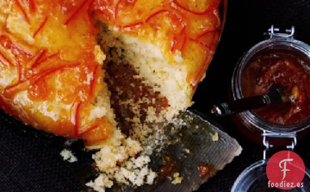 Pastel de Aceite de Oliva con Mermelada de Mandarina