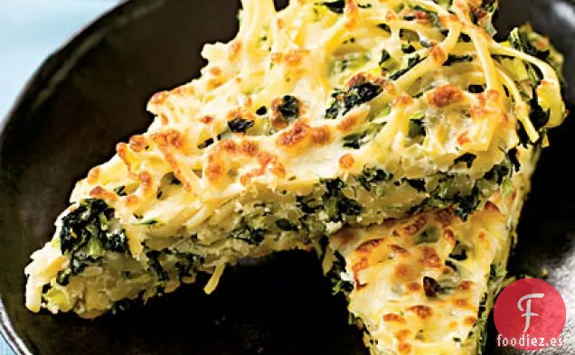 Frittata De Linguini Con Verduras