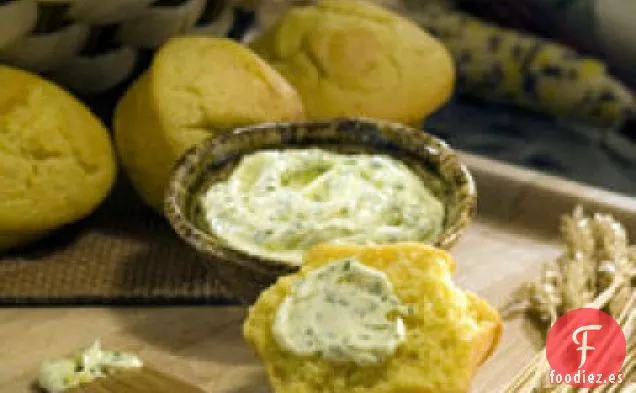 Muffins De Maíz Vaquero Con Untar De Cilantro