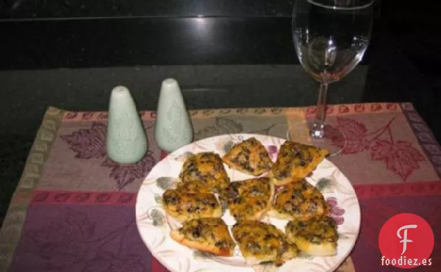 Aperitivo de Muffins Ingleses con Queso