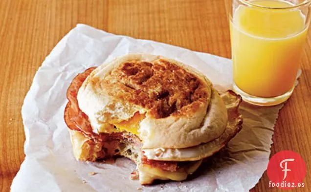 Sándwiches de Jamón y Huevo Suizo