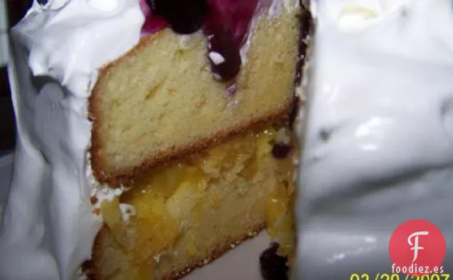 Pastel Amarillo de Crema Agria